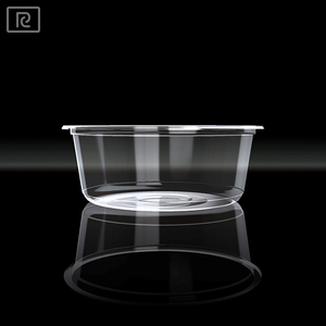 Bol à salade de fruits transparent PLA unique pour l'affichage de produits d'emballage et d'impression haut de gamme - Product Image 3