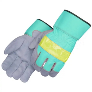 ถุงมือหนังวัวแท้คุณภาพพรีเมียมสำหรับงานก่อสร้าง ถุงมือป้องกันงานหนักสำหรับช่างชาวแคนาดา - Product Image 3