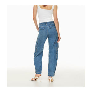 Pantalones Vaqueros Cargo de Moda para Mujer con Múltiples Bolsillos, Nueva Llegada, Venta al por Mayor en Pakistán, Precio Económico, Ropa Casual - Product Image 2