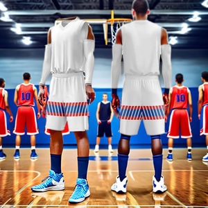 ชุดบาสเก็ตบอลขนาดใหญ่พิเศษระบายอากาศได้ดีที่สุดชุดบาสเก็ตบอลสำหรับวัยรุ่นกำหนดได้เอง - Product Image 1