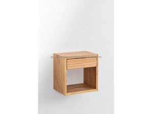 Mueble de Almacenamiento Moderno de Madera Maciza con 2 Cajones, Aparador Decorativo Hecho a Mano de Madera de Mango de Rajasthan para Apartamento, Almacén o Sala de Estar - Product Image 3