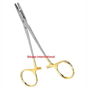 ที่จับเข็มผ่าตัดแบบแมนนวล Olsen Hegar ทำจากสแตนเลส พร้อมกรรไกรตัด ได้รับการรับรองมาตรฐาน CE ขายส่ง - Product Image 2