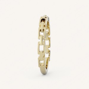 Bague chaîne à maillons 1,8 mm, solitaire minimaliste, délicate, moderne, pour usage quotidien, élégante, en or massif 14k 18k, prix d'usine - Product Image 3