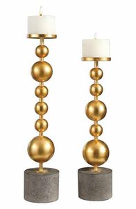 Portavelas de Latón Hecho a Mano al por Mayor, Elegante Soporte de Metal para Velas, para Decoración del Hogar y Regalos Festivos - Product Image 2