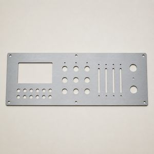 Pièces en aluminium brossé sur mesure OEM ODM, finition de surface, panneau de commande en aluminium brossé - Product Image 2