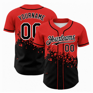 Camisetas de Béisbol Personalizadas de Primera Calidad, Sublimadas, de Secado Rápido, Transpirables, 100% Poliéster, Unisex, Camiseta Deportiva Corta - Product Image 1