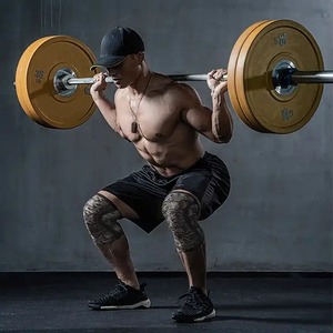 Flexible <b>Knee</b> Wraps 7mm Neoprene <b>Compression</b> Braces with Professional Protection for Weightlifting & Cross Training Unisex - Product Image 3