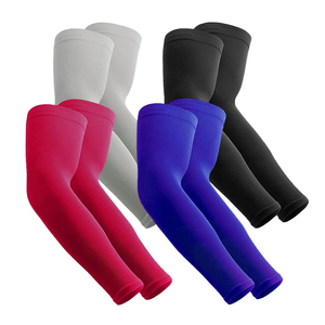 Manches de compression unisexes de haute qualité, protection solaire, polyester, élasthanne, séchage rapide, respirantes, légères, sans coutures - Product Image 4