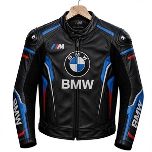 Men's Custom Super MotoCP Track Cowhide <b>Racing</b> <b>Jacket</b>/Chaqueta Leather Motorbike CE Level 2 Protection Made To Measure Approved - Product Image 2