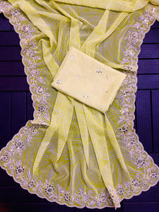 Nuevo Diseño Georgette con Estampados Digitales y Bordados con Lentejuelas - Product Image 5