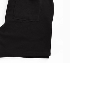 Shorts de bain décontractés pour hommes en coton noir avec imprimé crâne et araignée blancs, cordon de serrage haute taille, respirants, coupe-vent, anti-plis, séchage rapide - Product Image 5