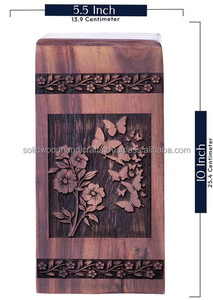 Urnes funéraires en bois pour cendres humaines, vente en gros, tailles personnalisées, fournitures funéraires - Product Image 2