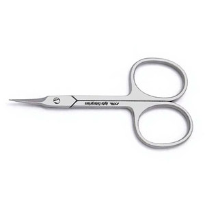 Ciseaux à cuticules courbés 3,5 pouces, pointe en forme de flèche, super tranchants, précision, manucure, pédicure, soin des ongles, toilettage, acier inoxydable - Product Image 2