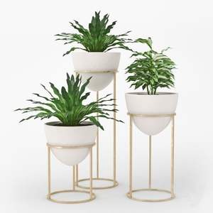 Metal Planter Stand for Living Room, Plant Stand for Balcony, Flower <b>Pot</b> <b>Holder</b> for Indoor & Outdoor, Garden Patio Plants - Product Image 1
