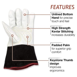 ถุงมือกีฬา SAFETY SPECTRUM รุ่นวินเทจ ทำจากหนังวัวแท้ ปลอดภัยต่อสิ่งแวดล้อม ระบายอากาศได้ดี เหมาะสำหรับทุกฤดูกาล ความยาวระดับข้อมือ ป้องกันการบาดเจ็บจากเข็ม - Product Image 6