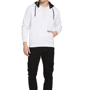 Mens Full Zipper Hooded Sweatshirt Comfortable <b>Fleece</b> <b>Lined</b> <b>Jacket</b> Casual Streetwear Outerwear for Gym Workout and Daily Wear - Product Image 3