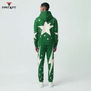 Conjunto Deportivo de Moda en Algodón y Poliéster con Parches, Personalizado, Estampado, 100% Algodón, de la Mejor Calidad - Product Image 2