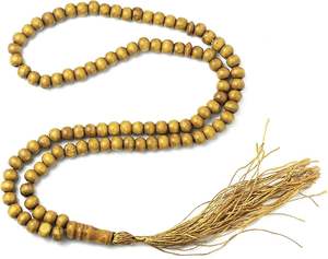 ลูกประคำอิสลามสำหรับการสวดมนต์ การทำสมาธิ และการประกอบพิธีกรรม ทำจากลูกปัดทรงกลมเพื่อการเคลื่อนไหวของนิ้วมือที่ง่ายดายระหว่างการซิกร - Product Image 1