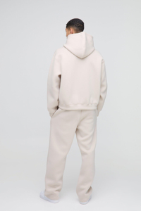 ชุดวอร์มฮู้ดดี้ทรงโอเวอร์ไซส์แบบแร็กแลน ล้างสีพ่น สไตล์ลำลอง 2 ชิ้น สำหรับผู้ชาย ชุดออกกำลังกาย ราคาโรงงาน ล่าสุด - Product Image 4