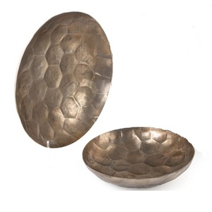 Tazón de Metal para Servir Frutas, Diseño Artesanal, Moderno y de Lujo, Tendencia en Tazones para Postres de Frutas - Product Image 4