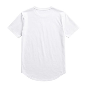 เสื้อยืดเฮนลีย์แขนสั้นผู้ชาย สีขาว ผ้าฝ้ายออร์แกนิค 100% คุณภาพพรีเมียม ระบายอากาศได้ดี ทรงปกติ ผ้าผ่านการซักก่อนส่งออก ได้รับการรับรองมาตรฐาน GOTS - Product Image 2