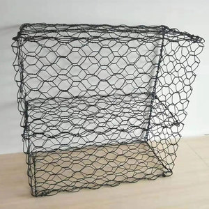 <span class=keywords><strong>Gabion</strong></span> en treillis métallique hexagonal à double torsion recouvert de PVC pour mur de soutènement - Product Image 1