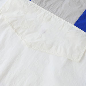 Veste anorak matelassée en denim à capuche avec logo personnalisé imprimé sur le devant, respirante, imperméable, hiver, service OEM, vintage, fabriquée au Pakistan - Product Image 4