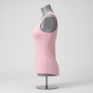 Baby Pink <b>Women</b> <b>Tank</b> <b>Top</b> Berry Tone Embroidery Pastel Sleeveless Activity Shirt Blush Sport <b>Tank</b> Comfy Stretch <b>Knit</b> Feminine <b>Top</b> - Product Image 4