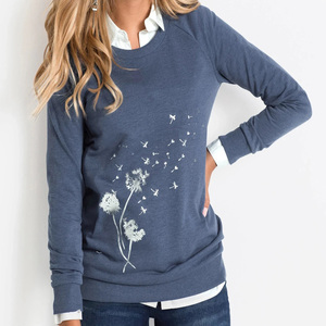 T-shirt personnalisé à manches longues pour femme, en coton premium confortable, tee-shirt basique pour femme, fabricant de vêtements avec logo personnalisé - Product Image 1