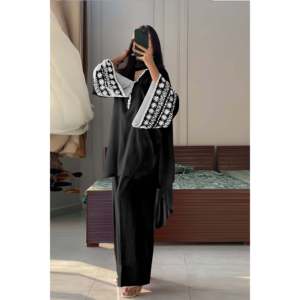 Top de fiesta de mujer de diseñador con Conjunto elegante Plazzo y Dupatta - Product Image 5