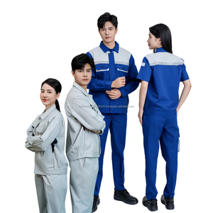 Vêtements de travail pour électriciens à bon prix, vêtements de chantier en coton PE, combinaison de soudeur, vêtements de ferme, design/logo personnalisé - Usine FMF - OEM/ODM - Product Image 2