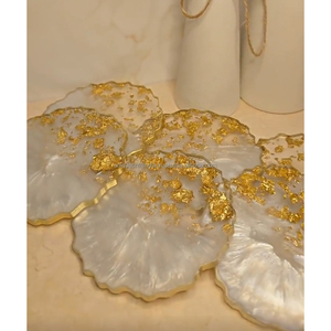 Posavasos de Resina Hechos a Mano con Diseño de Árbol, Artículos de Bebida Elegantes y Artísticos, Decoración de Mesa Moderna y Elegante, Duraderos, Ecológicos y Reutilizables - Product Image 6