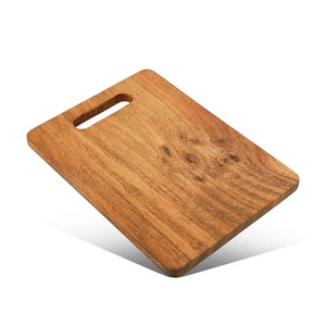 Planche à découper en bois artisanale de luxe, durable, en bois naturel, très demandée pour les cuisines - Product Image 3