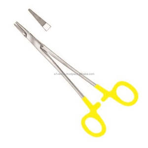 Porte-aiguilles chirurgicaux manuels réutilisables en acier inoxydable de haute qualité A-1 VERITAS Crile-Wood T/C, instruments de suture - Product Image 4