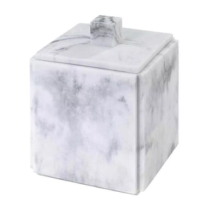 Pot en résine fait main blanc et noir, sûr pour les aliments, moderne et luxueux, pour le thé, le café et le sucre, fabriqué par un fabricant. - Product Image 5