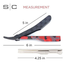 OEM Professional Straight Edge Razor Stainless Steel Folding Barber <b>Shaving</b> Tool Supplier - Product Image 5