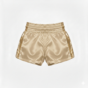 Objetivo de Boxeo Personalizado con Estampado de Oso Blanco y Negro, Ribete Rojo, Transpirable, de Secado Rápido, Poliéster, para Todas las Estaciones, Muay Thai - Product Image 4