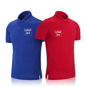 เสื้อโปโลชาย ผ้าฝ้าย 100% สกรีนโลโก้ ปักลาย  แบบเรียบ แขนสั้น รับผลิตแบบ OEM - Product Image 2