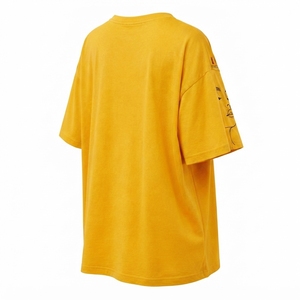 เสื้อยืดโอเวอร์ไซส์พรีเมียมสำหรับผู้หญิง คุณภาพสูง ผลิตจากผ้าฝ้ายลำลอง พร้อมบริการสกรีนโลโก้ตามสั่ง บริการ OEM ขนาดตามสั่ง รับผลิตแบรนด์ส่วนตัว - Product Image 5