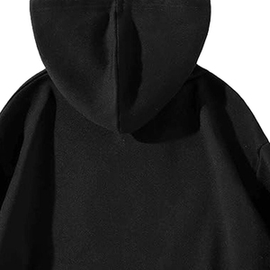 Sweat-shirt à capuche noir avec fermeture éclair, imprimé toile d'araignée rose et cœur, unisexe, coupe décontractée, style automne - Product Image 4