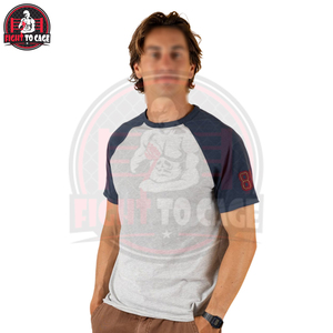 Servicio OEM ODM, Precio al por Mayor, Nuevo Diseño Moderno y Exclusivo, Calidad Premium, Último Estilo, Camisetas Raglán de Algodón Suave de Dos Tonos para Hombre - Product Image 2