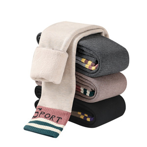 Pantalones para Niñas, <span class=keywords><strong>Leggings</strong></span> Térmicos de Invierno, Gruesos y Afelpados, de Cachemira, <span class=keywords><strong>Leggings</strong></span> Deportivos de Felpa para Niños, <span class=keywords><strong>Leggings</strong></span> Cálidos de Invierno para Niños - Product Image 1