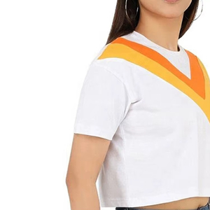 Camisetas Cortas Personalizadas, Lisas, para Gimnasio y Fitness, Camisetas Básicas Blancas para Mujer, Crop Top Sexy - Product Image 5