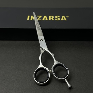 Ciseaux de barbier sur mesure pour une coupe fluide, coiffage et finition des cheveux. Meilleur prix. Ciseaux de barbier en acier inoxydable. - Product Image 6