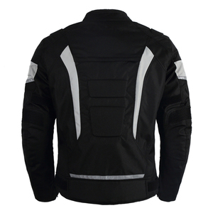 เสื้อแจ็คเก็ตขี่มอเตอร์ไซค์ Cordura กันน้ำ สำหรับทุกฤดู คุณภาพจากผู้ผลิตอุปกรณ์มอเตอร์ไซค์ มาตรฐาน CE พร้อมแผ่นกันกระแทกและซับในกันหนาว สีแดง - Product Image 4