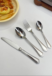 Design moderne, acier inoxydable 304, acier miroir, vaisselle de luxe pour hôtel, couverts de luxe de style occidental, couteau, fourchette, cuillère épaissis, luxe - Product Image 2