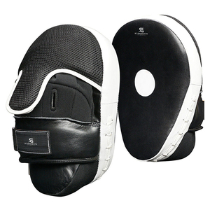 Mitaines de boxe incurvées en cuir durable pour le kickboxing, le Muay Thai et l'entraînement au coup de poing 2026 - Product Image 1