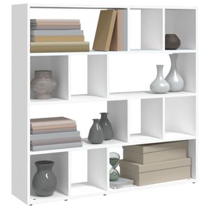 ตู้หนังสือ/ฉากกั้นห้อง สีขาว ขนาด 41.3"x9.4"x40.2" - Product Image 4