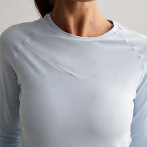 Haut de course pour femme à manches longues, très élastique, respirant, séchage rapide, matière extensible, anti-transpiration - Product Image 4