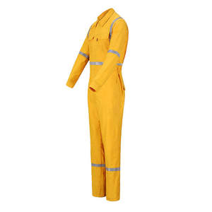 High Visibility Breathable <b>Waterproof</b> Reflective Strips Unisex Safety <b>Work</b> Coverall Construction Workwear Suit - Product Image 2